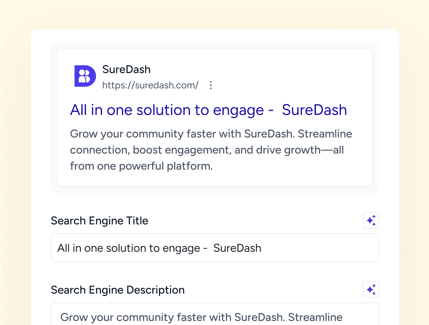 Dialed-In SEO for  Every Page and Post